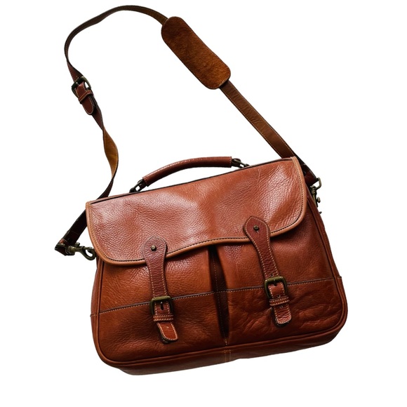 Levenger Bags Levenger Tusting Clipper Made In England Brown